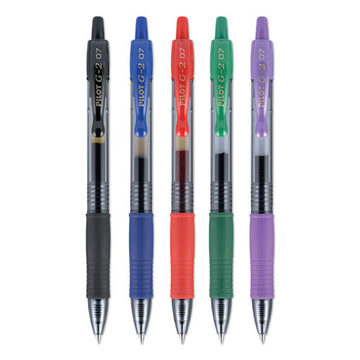 Pilot® G2 Premium Gel Pen, Retractable, Extra-fine 0.5 Mm, Red Ink, Smoke Barrel, Dozen freeshipping - TVN Wholesale